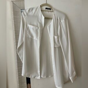 SHEIN Classic White Blouse